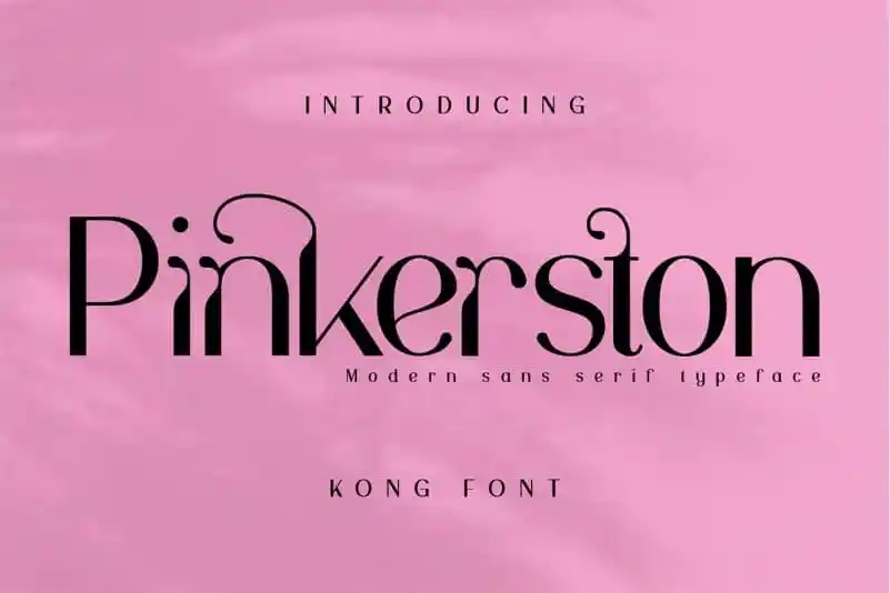 Pinkerston Sans Serif Font