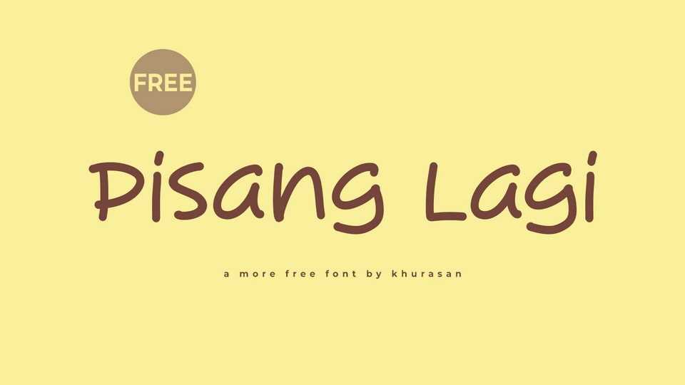 Pisang Lagi Font › Fontesk