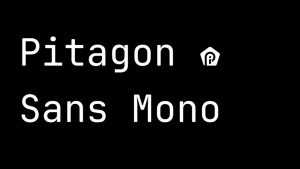 Pitagon Sans Mono Font › Fontesk