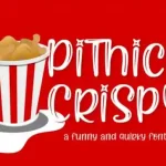Pithick Crispy Display Font - Fonte Grátis Pithick Crispy Display Font