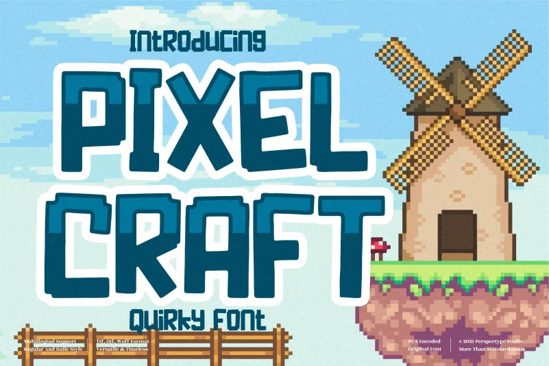 PIXEL CRAFT Font