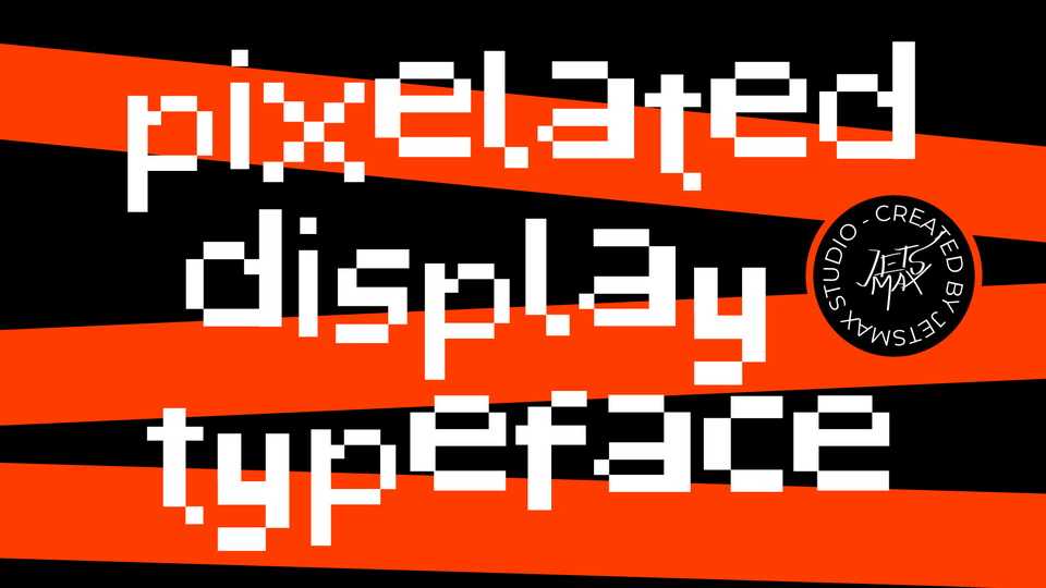 Pixelated Display Font › Fontesk