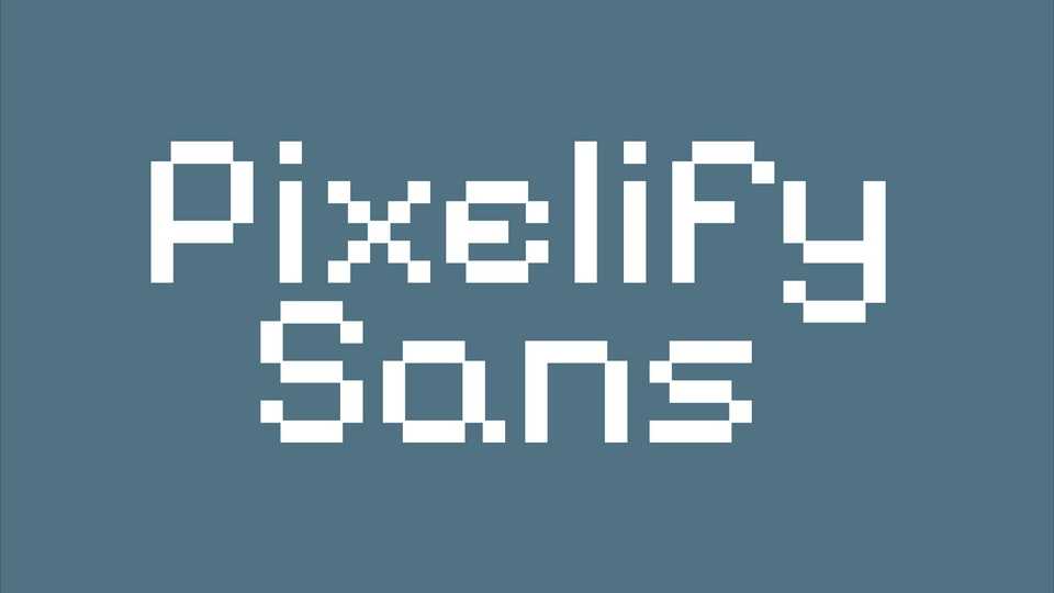 Pixelify Sans Font Family › Fontesk