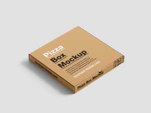 Pizza box mockup