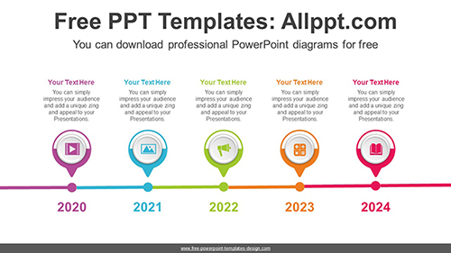Placemark Aligned PPT Diagram