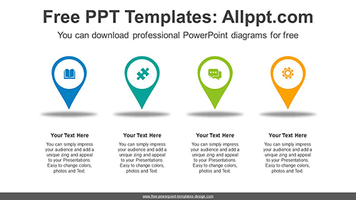 Placemark Listed PowerPoint Diagram