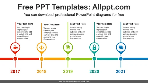 Placemark Point PowerPoint Diagram