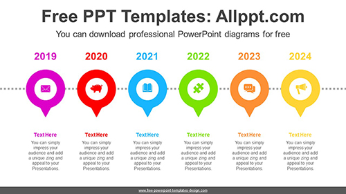 Placemarks PowerPoint Diagram Template