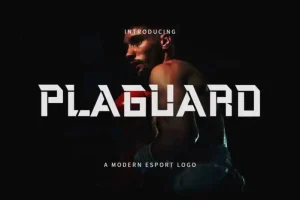 Plaguard Display Font