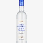 Plain vodka bottle mockup