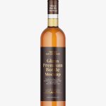 Plain whiskey bottle mockup