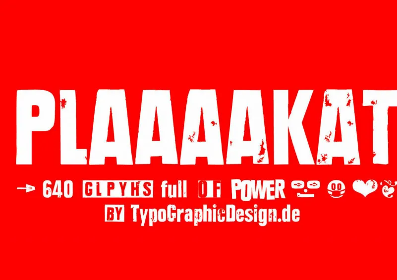 PLAKAT Wood Font Family