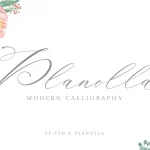Planolla Calligraphy Font