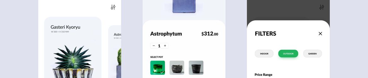 Plant Shop E-commerce App Template (FIG)