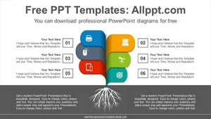 Plants leaf banner PowerPoint Diagram Template