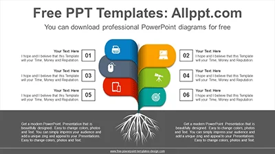 Plants leaf banner PowerPoint Diagram Template