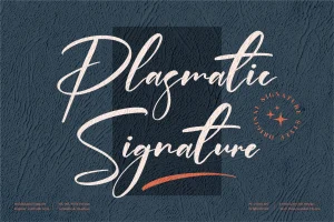 Plasmatic Signature Font