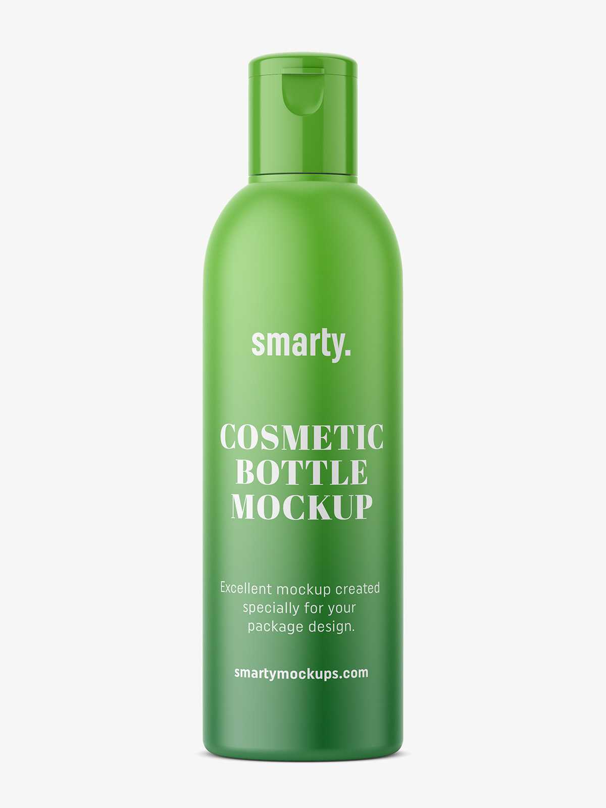Plastic bottle mockup