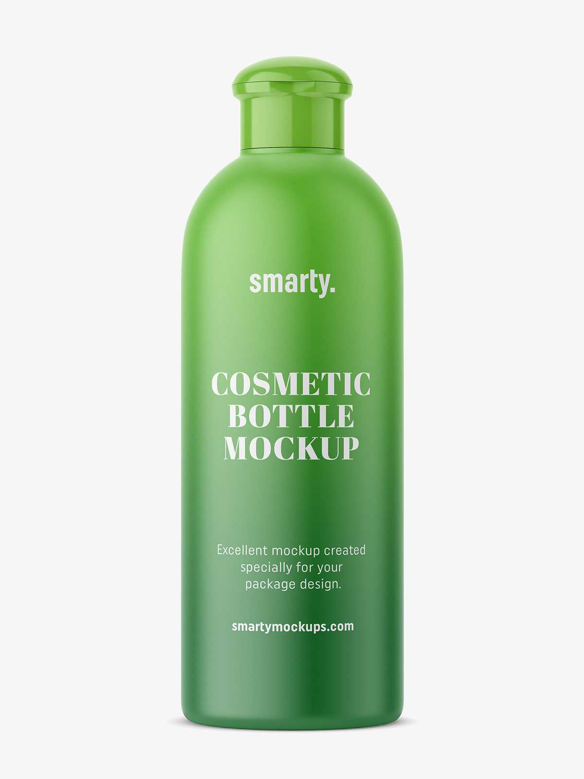 Plastic bottle mockup