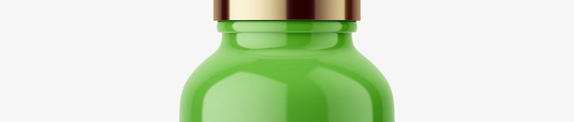 Plastic bottle with silver dropper / 10 ml