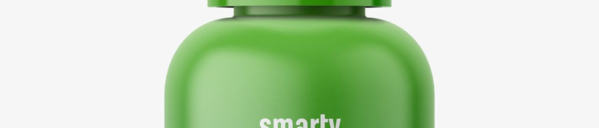 Plastic dropper bottle mockup