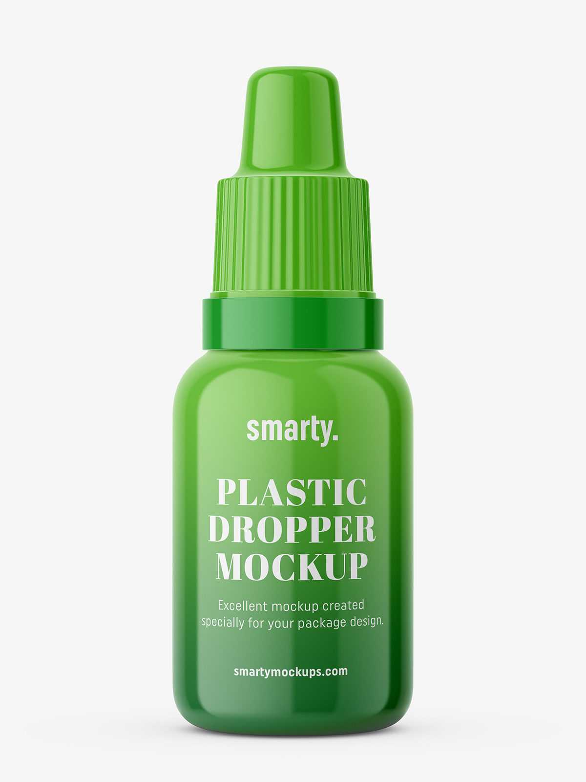 Plastic dropper mockup