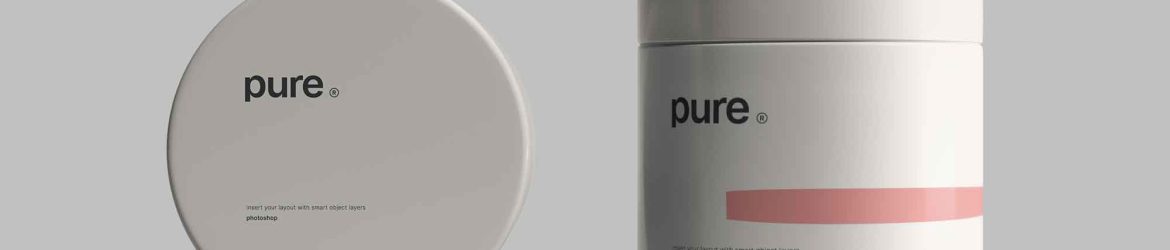 Plastic Jar Mockup