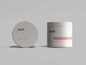 Plastic Jar Mockup