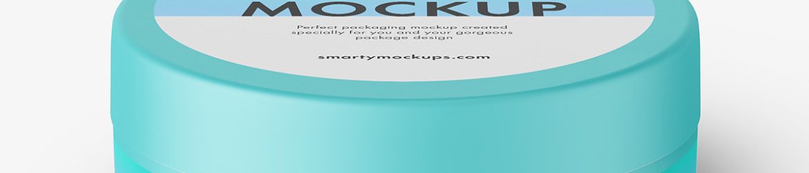Plastic jar mockup / matt Plastic jar mockup / matt