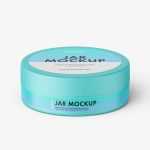 Plastic jar mockup / matt