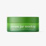 Plastic jar mockup / matt / 100ml - Free PSD Download Plastic jar mockup / matt / 100ml