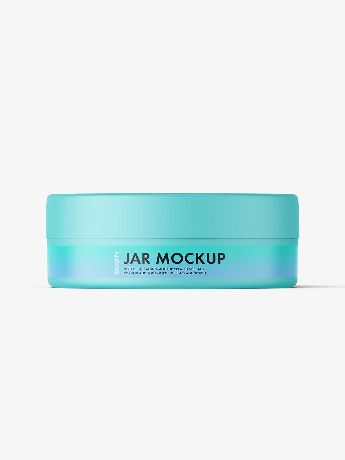Plastic jar mockup / matt