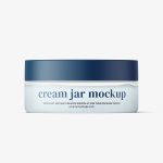 Plastic jar mockup / semi transparent plastic / 100ml - Free PSD Download Plastic jar mockup / semi transparent plastic / 100ml