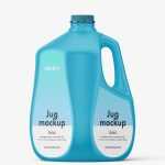 Plastic jug mockup / 1 gal