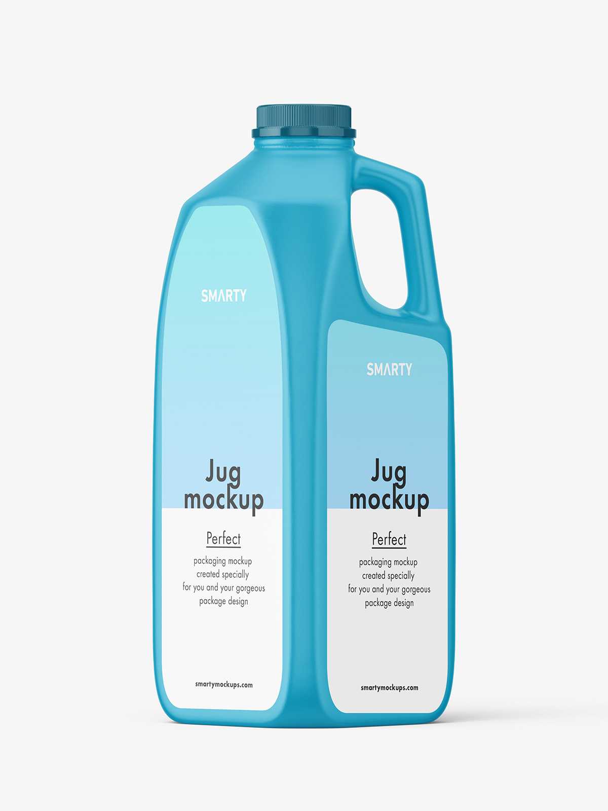 Plastic jug mockup / 64 oz