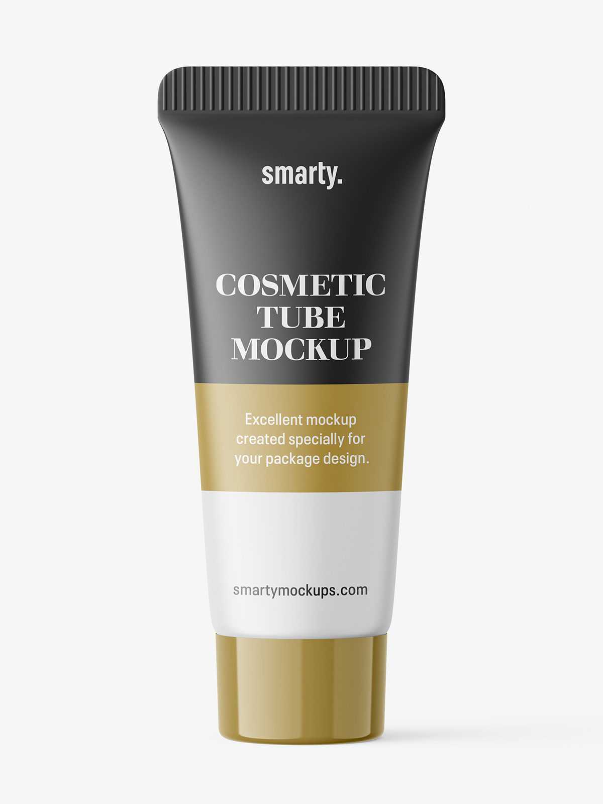 Plastic matt tube mockup