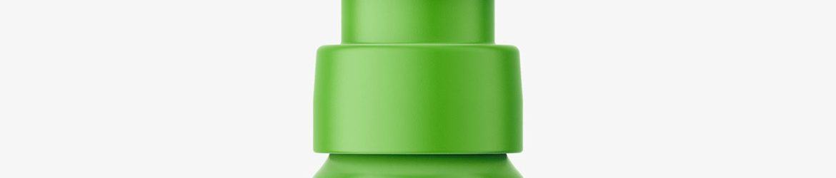 Plastic nasal bottle mockup