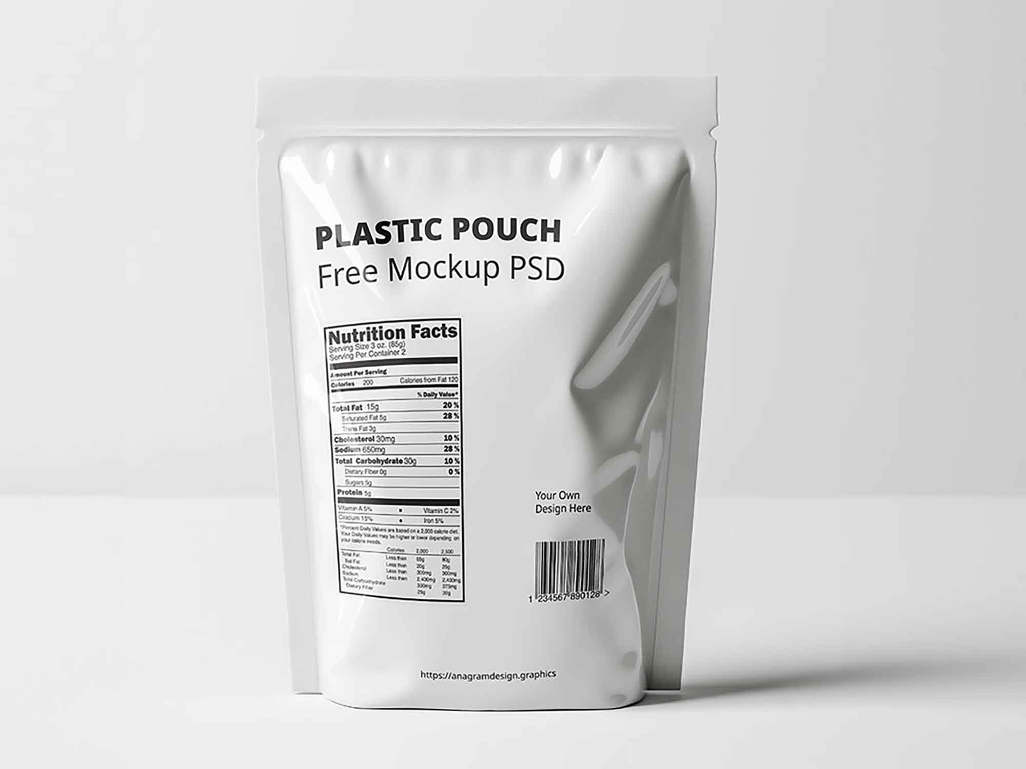 Plastic Pouch Mockup