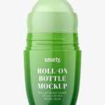 Plastic roll-on mockup / glossy