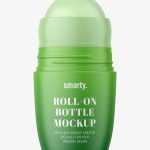 Plastic roll-on mockup / matt