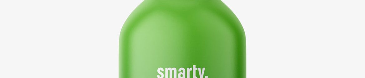 Plastic spray bottle mockup
