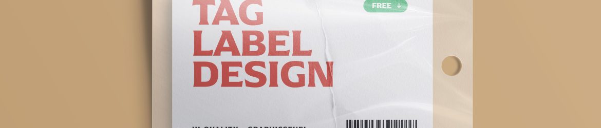 Plastic Tag Card Mockup