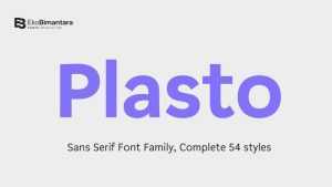 Plasto Font Family › Fontesk