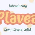 Plavea Display Font - Fonte Grátis Plavea Display Font
