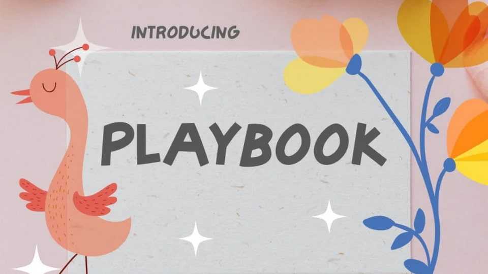 Playbook Font › Fontesk