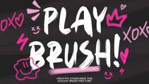 Playbrush Font › Fontesk