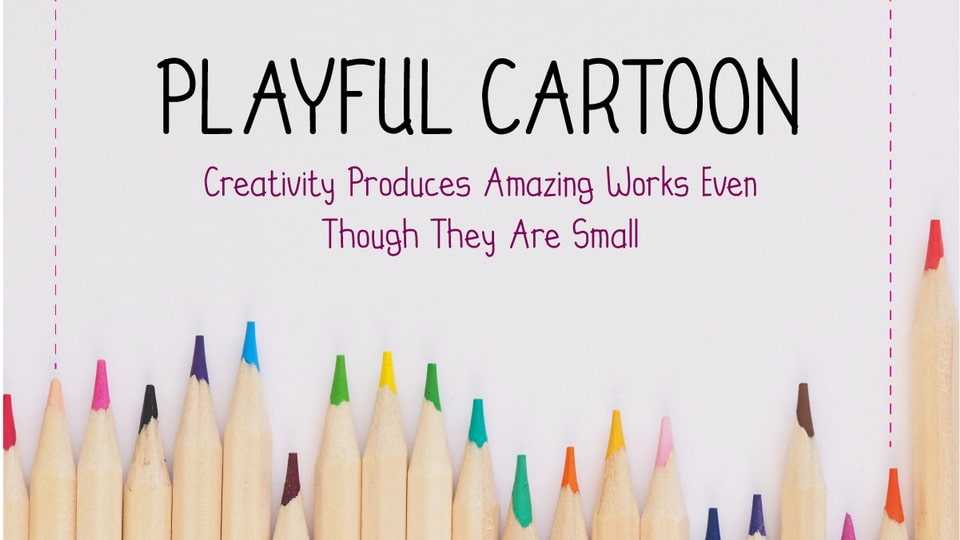 Playful Cartoon Font › Fontesk