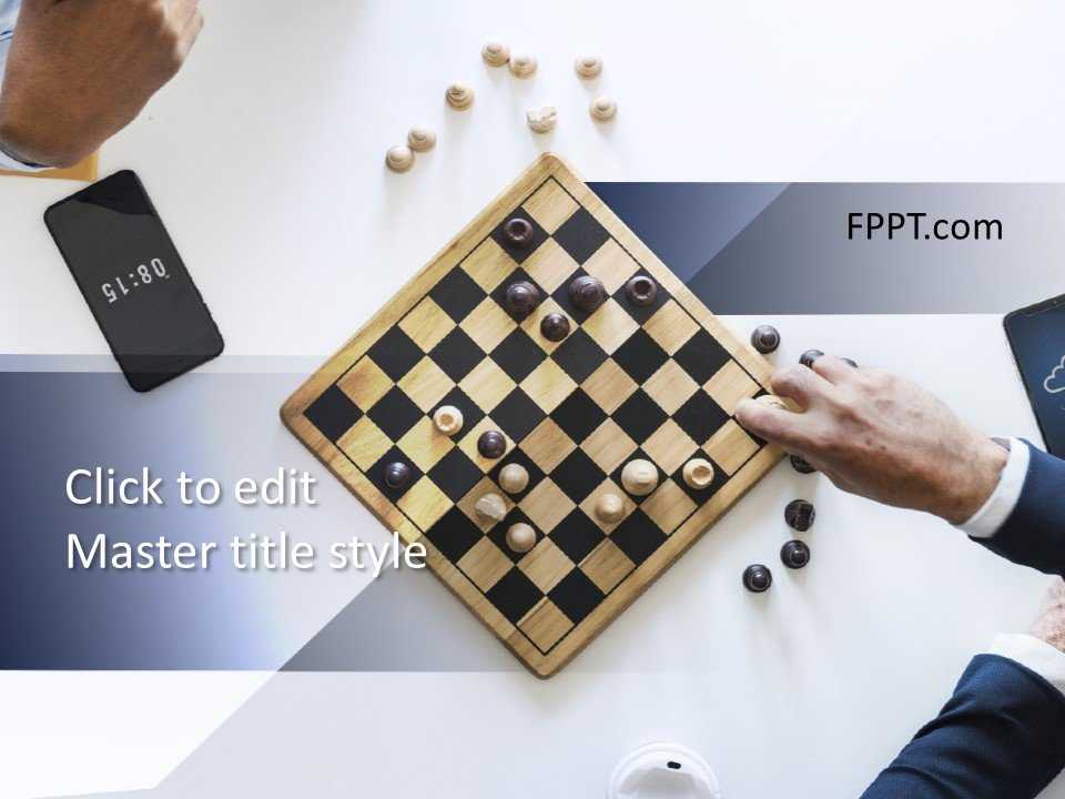 Playing Chess PowerPoint Template