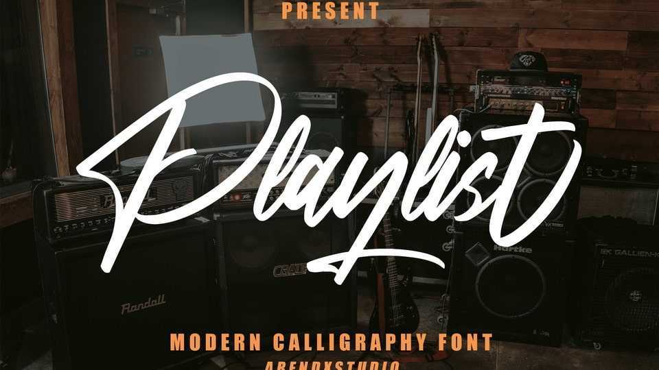 Playlist Font › Fontesk