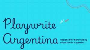 Playwrite Argentina Font › Fontesk